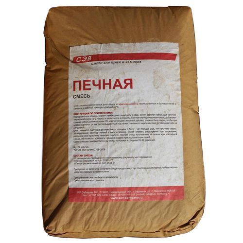   Печная смесь 25 кг СЭВ